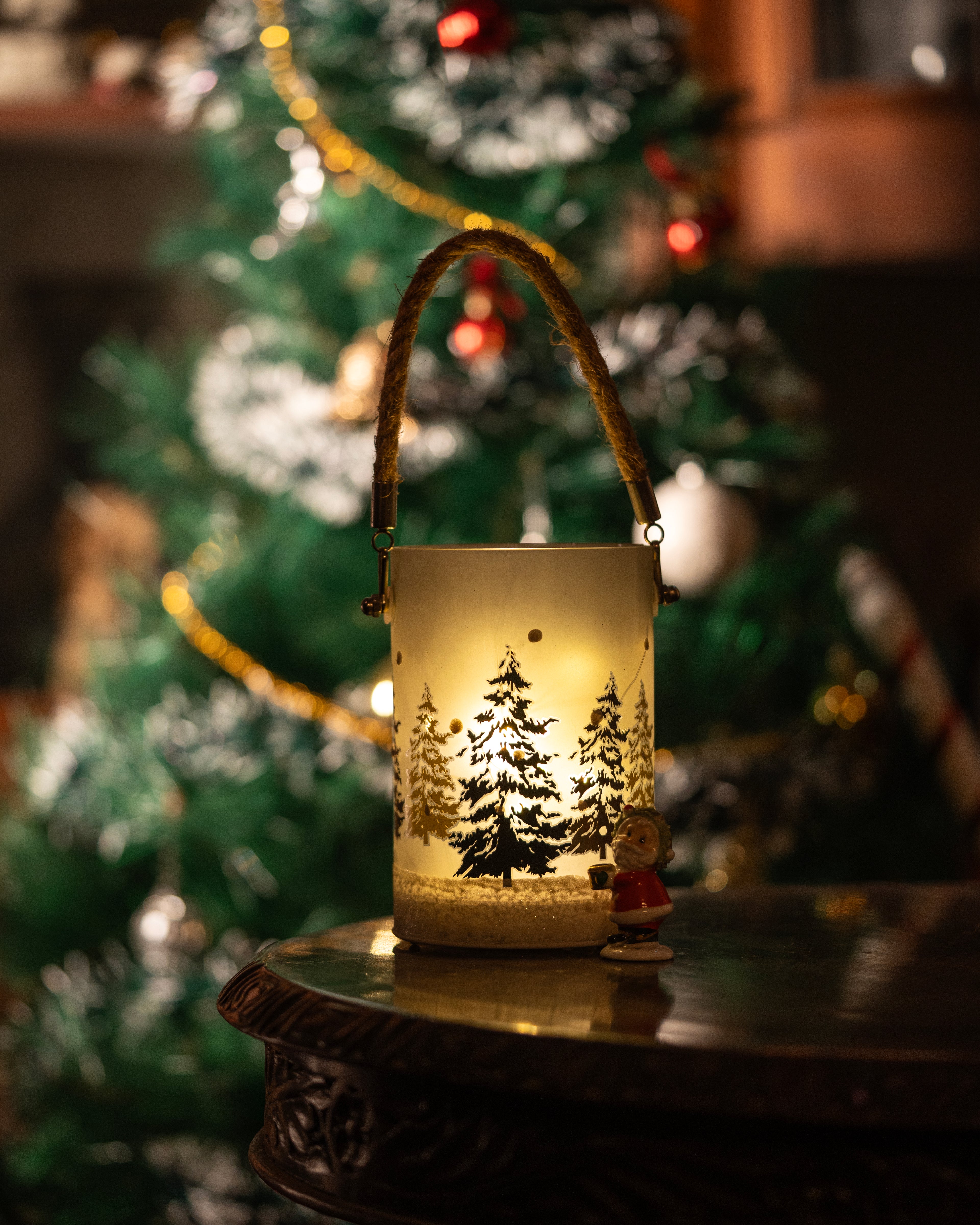 Whispering woods - Hanging Glass Lanterns