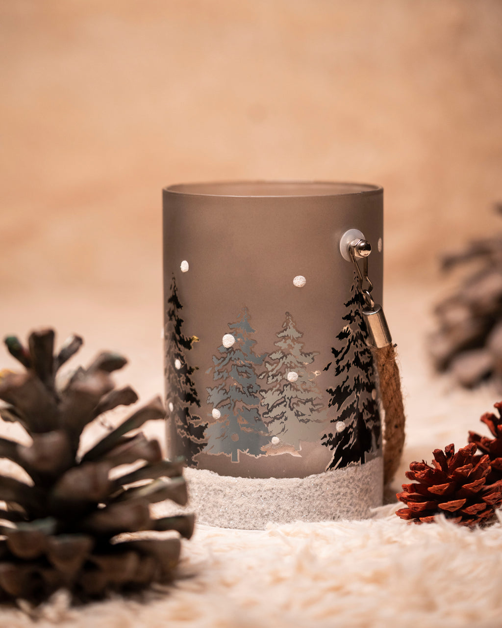 Whispering woods - Hanging Glass Lanterns