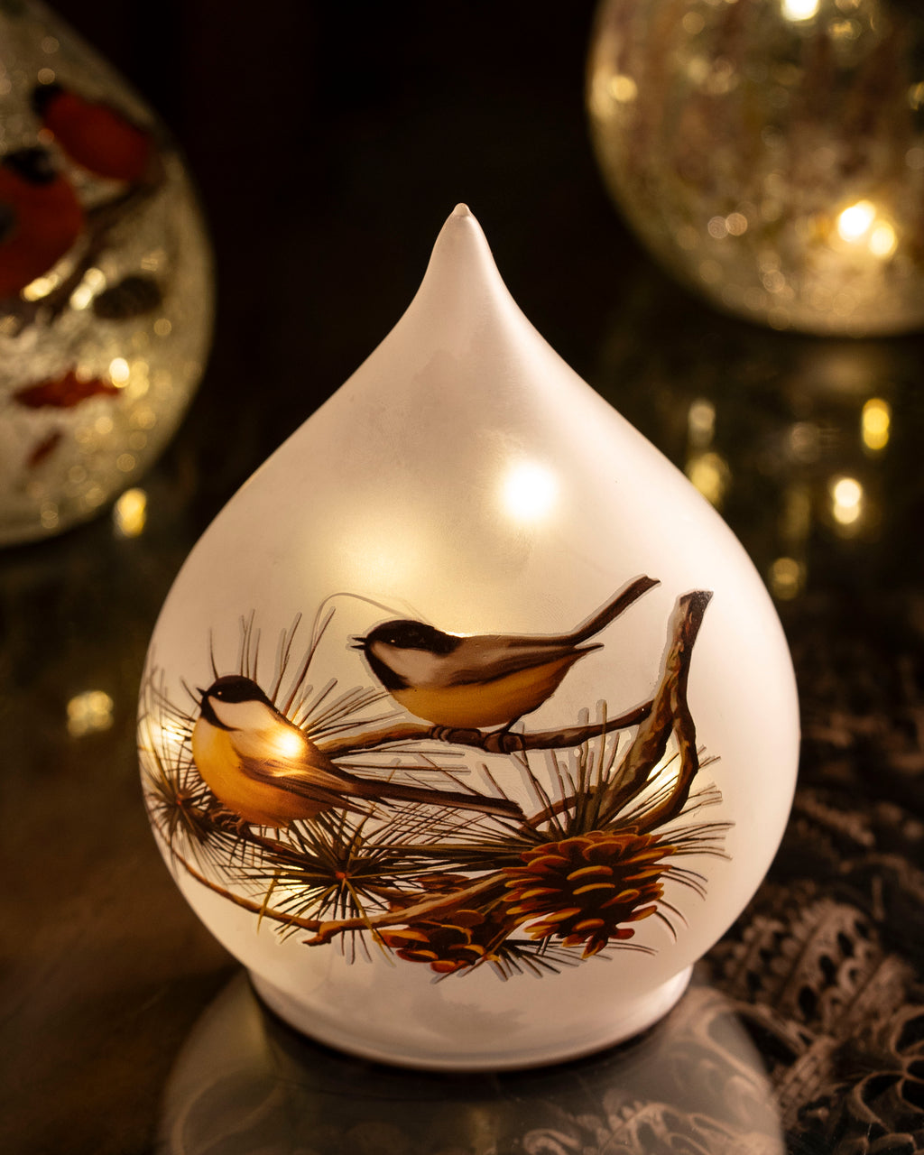 Sunbird Frostdrop – Tear Drop Glass Lamp